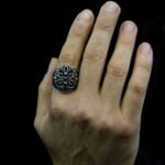 925 Sterling Silver Vintage Ottoman Men Ring, Turkish Ring, Vintage Jewelry, Men's Fashion Ring, Antique Silver Ring, Gift for Him - Image 4