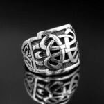 Sterling Silver Celtic Knot Ring: Unisex Heritage Jewelry
