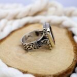 Emerald-Cut Sultanite Sterling Silver Ring: Color-Changing Gemstone - Image 6