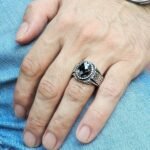 Mens Handmade Ring, Black Onyx Men Silver Ring, Oval Gemstone Ring, 925 Sterling Silver Men Ring, Anniversary Gifts - Image 4
