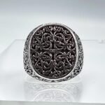 Sterling Silver Mens Celtic Ring: Handmade Vintage Jewelry - Image 5