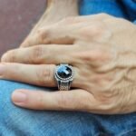 Mens Handmade Ring, Black Onyx Men Silver Ring, Oval Gemstone Ring, 925 Sterling Silver Men Ring, Anniversary Gifts - Image 6