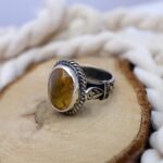 Elegant Handmade Citrine Sterling Silver Ring – November Birthstone Jewelry - Image 2