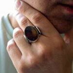 Handmade Sterling Silver Agate Ring: Tribal Islamic Vintage Style - Image 10