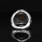 Sterling Silver 925K, Original Oval Bronzite Gemstone, Antique Jewelry Handmade Ring, Gift Vintage Ring - Image 9