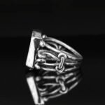 Handmade Sterling Silver Black Onyx Ring - Bold Statement Jewelry - Image 4
