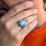 Handmade Sterling Silver Turquoise Ring: Boho Statement Jewelry - Image 7