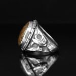 Sterling Silver 925K, Original Oval Bronzite Gemstone, Antique Jewelry Handmade Ring, Gift Vintage Ring - Image 4