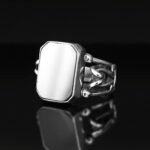 Handmade Sterling Silver Black Onyx Ring - Bold Statement Jewelry - Image 3
