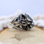 Celtic Wolf Ring: 925 Sterling Silver, Men's Spirit Animal Jewelry - Image 2