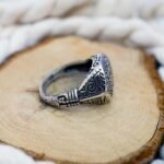 Inscribed Sterling Silver Ring: Ancient Greek Blessing Jewelry - Image 6