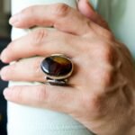 Handmade Sterling Silver Agate Ring: Tribal Islamic Vintage Style - Image 9