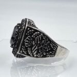 Sterling Silver Black Onyx Ring: Ottoman Turkish Style, Bold Statement - Image 8