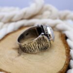 Sterling Silver Crazy Lace Agate Ring: Handcrafted Statement Jewelry - Image 5