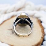 Dendritic Agate Ring: Sterling Silver Landscape Stone, Earthy Boho Jewelry - Image 10