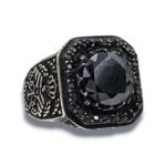 Sterling Silver Black Onyx Ring: Ottoman Turkish Style, Bold Statement - Image 7
