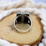 Sterling Silver Eagle Ring: Antiqued Biker Warrior Jewelry - Image 10