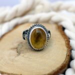 Elegant Handmade Citrine Sterling Silver Ring – November Birthstone Jewelry - Image 3