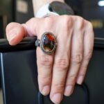 Handmade Sterling Silver Yemeni Agate Ring: Spiritual Protection Jewelry - Image 7
