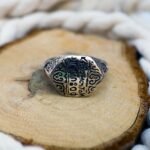 Inscribed Sterling Silver Ring: Ancient Greek Blessing Jewelry - Image 4