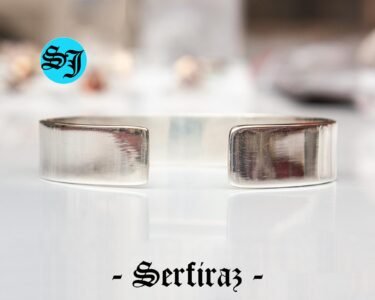 Bold Oxidized Rebel Cuff Bracelet – Sterling Silver Viking Bangle - Image 10