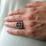 Sterling Silver Double-Headed Eagle Ring: Celtic Warrior Design - Image 8