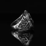 Sterling Silver Fleur De Lis Ring – Victorian Art Deco French Jewelry - Image 4