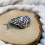 Inscribed Sterling Silver Ring: Ancient Greek Blessing Jewelry - Image 2