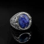 Handmade Sterling Silver Blue Sapphire Ring - September Birthstone