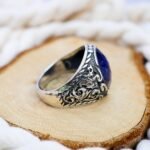 Handmade Sterling Silver Blue Sapphire Ring - September Birthstone - Image 6