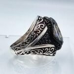 Mystic Topaz Sterling Silver Men's Ring: Bold Statement Jewelry - Image 8