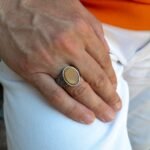 Sterling Silver Tiger's Eye Signet Ring: Natural Brown Gemstone - Image 10