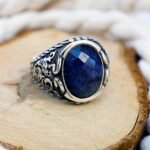 Handmade Sterling Silver Blue Sapphire Ring - September Birthstone - Image 2