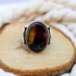 Handmade Sterling Silver Agate Ring: Tribal Islamic Vintage Style - Image 7