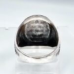 Sterling Silver Mens Celtic Ring: Handmade Vintage Jewelry - Image 10