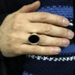 Black Onyx Ring: Oval 925 Sterling Silver Statement Ring - Image 7