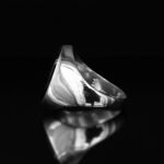 Black Onyx Ring: Oval 925 Sterling Silver Statement Ring - Image 5