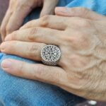 Sterling Silver Mens Celtic Ring: Handmade Vintage Jewelry - Image 4