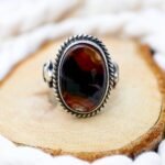 Handmade Sterling Silver Yemeni Agate Ring: Spiritual Protection Jewelry - Image 4
