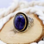 Men's Sterling Silver Blue Sapphire Ring: Royal September Birthstone - Image 4