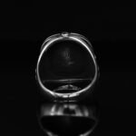 Sterling Silver Fleur De Lis Ring – Victorian Art Deco French Jewelry - Image 9