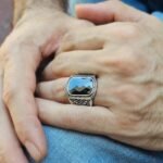 Mens Handmade Ring, Radiant Gemstone Ring, Black Onyx Men Silver Ring, 925 Sterling Silver Men Ring, Anniversary Gifts - Image 6