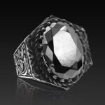 Vintage Art Deco Sterling Silver Black Onyx Ring: Turkish Handmade - Image 3