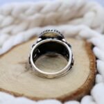 Vintage Sodalite Gemstone Ring – Sterling Silver Boho Jewelry - Image 9