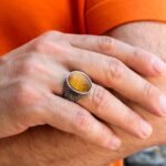 Sterling Silver Tiger's Eye Signet Ring: Natural Brown Gemstone - Image 9