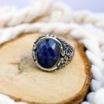 Handmade Sterling Silver Blue Sapphire Ring - September Birthstone - Image 3