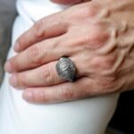 Inscribed Sterling Silver Ring: Ancient Greek Blessing Jewelry - Image 9