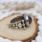 Vintage Black Star Sapphire Ring – 925 Sterling Silver Cabochon - Image 5