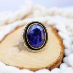 Men's Sterling Silver Blue Sapphire Ring: Royal September Birthstone - Image 3