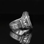 Handmade Sterling Silver Black Onyx Ring - Turkish Design - Image 4